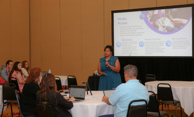 Lesley coaches school leaders