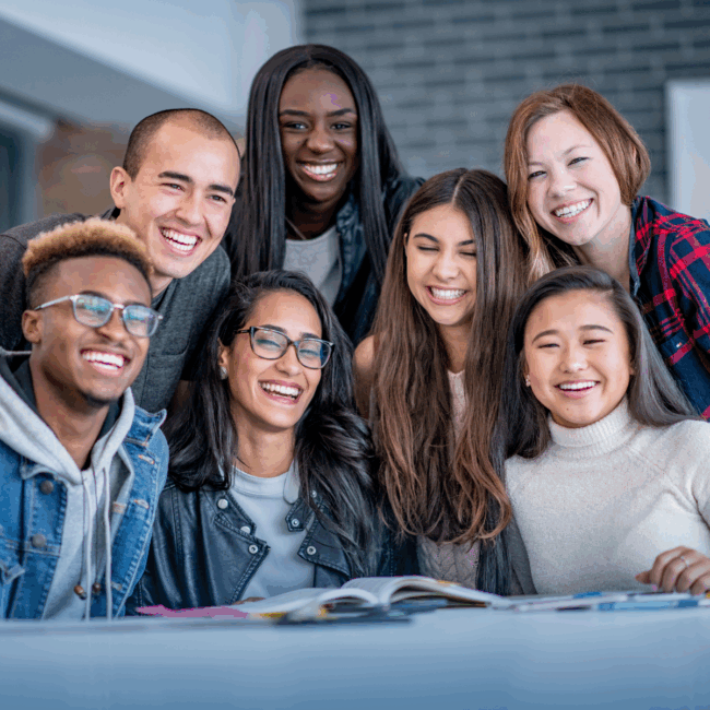 Group of young educators